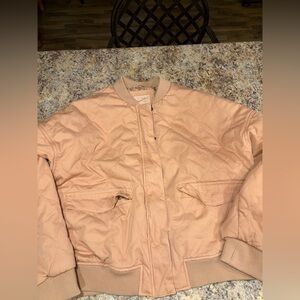 Universal Thread Light Brown Quilted Jacket